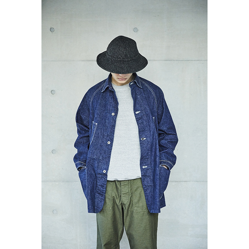 宽松多口袋牛仔夹克工装外套