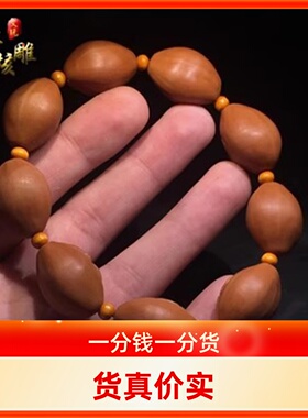 橄榄核雕刻生命手串核雕九阴一阳