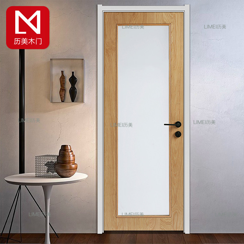 modern Simplicity Northern Europe designer customized Wooden doors White oak solid wood TOILET Glass doorin the Whole house custom , Door , Interior doors  category - from Buy2taobao.com to provide professional Taobao agent buy service