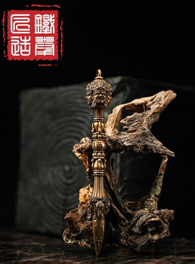 铁拳匠造青铜茶刀中国风茶桌