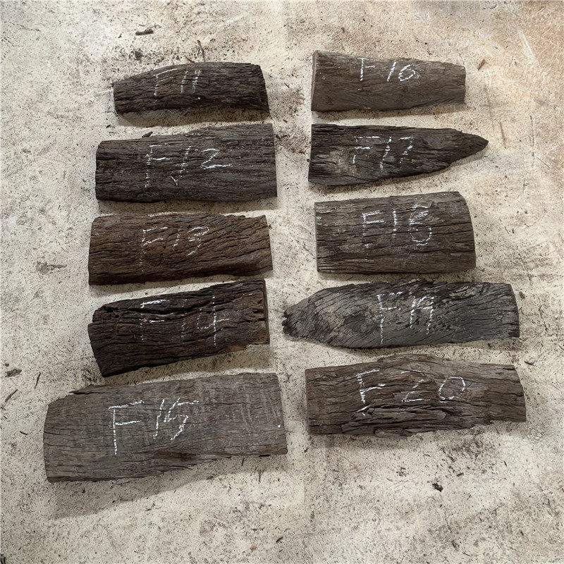 DIY门头招店牌实木牌匾 雕刻装饰下角料阴沉木乌木铁力木原木材料