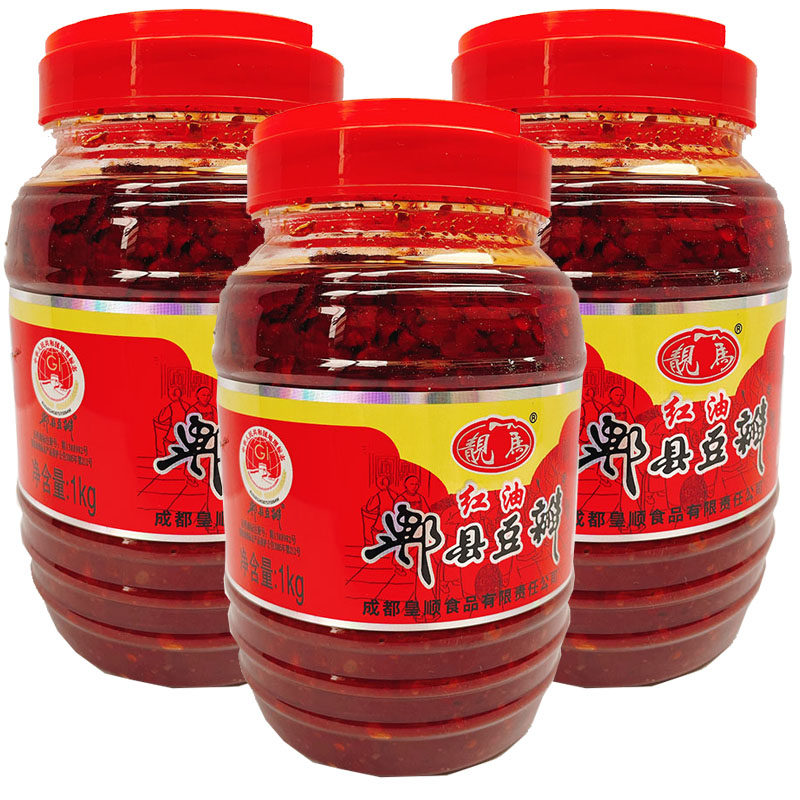 孙师傅靓马红油郫县豆瓣酱1kg