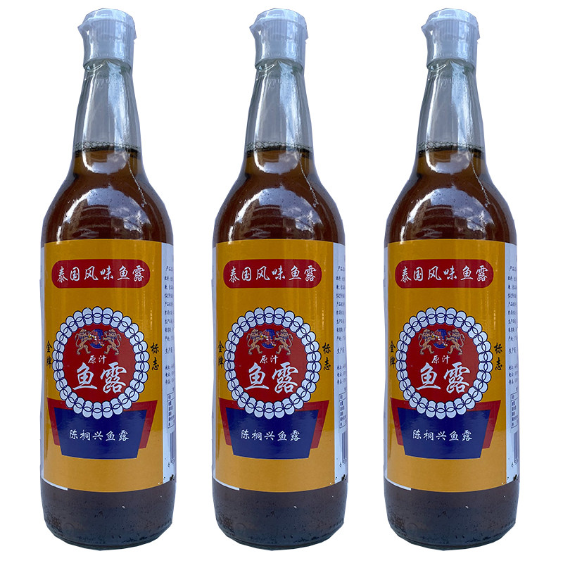 陈桐兴金牌双狮原汁鱼露750ml潮汕特产泰国风味鱼露虾鱼酱油调料