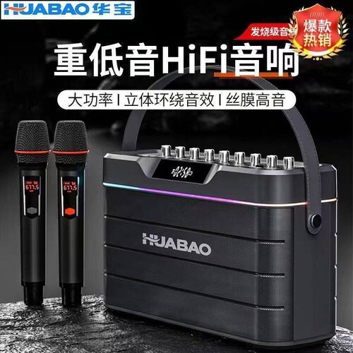 华宝F105高音质大功率重低音手提