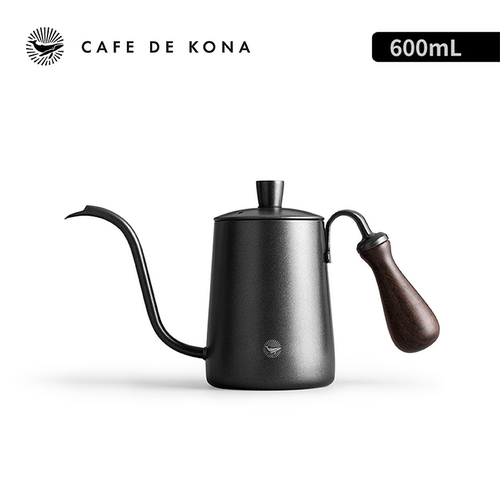 CAFEDEKONA 不锈钢手冲咖啡壶 特氟龙长嘴细口壶 咖啡壶 600ML