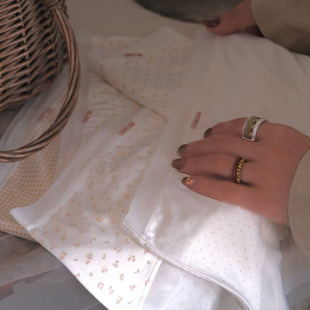 y050橘色调莫代尔女士内裤 小兰裙新款 星星越亮 碎花波点 天越黑