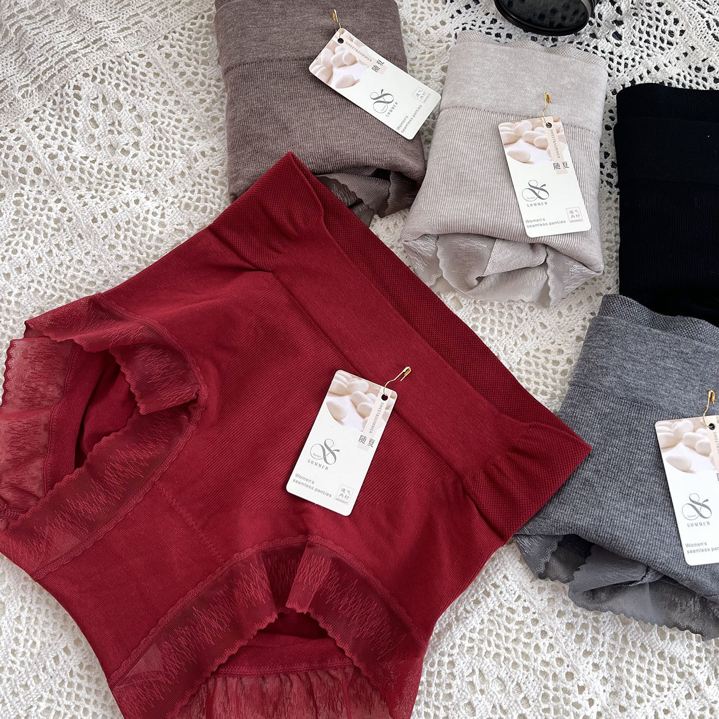 随夏新款2285蕾丝无缝内裤女