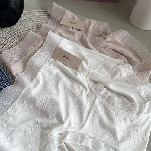 小兰裙蕾丝提花petite内裤女
