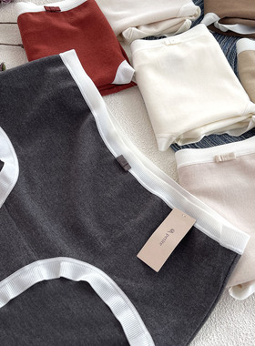 小兰裙w032无痕再生纤维暖肤磨毛pepite内裤秋冬女新款红色小蓝裙