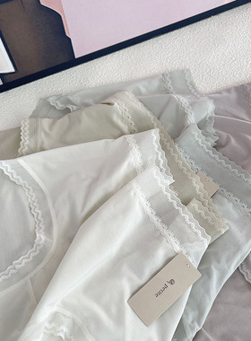 小兰裙新款 z027莫代尔100S奥地利兰精纤维蕾丝柔软petite内裤女