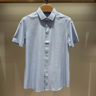 BOSSsunwen短袖衬衣26新款专柜正品春夏男装休闲衬衫152311272870