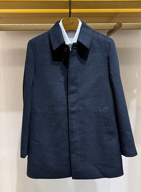 Satchi沙驰毛呢大衣专柜羽绒冬正品男中长款羊毛外套88RJA8286016