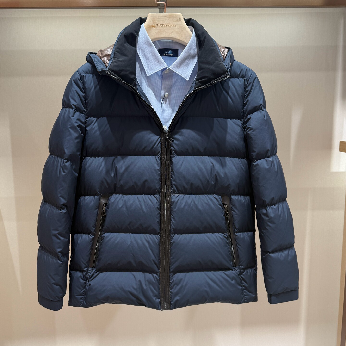 BOSSsunwen羽绒服25专柜新款秋冬男士连帽加厚外套154315527880