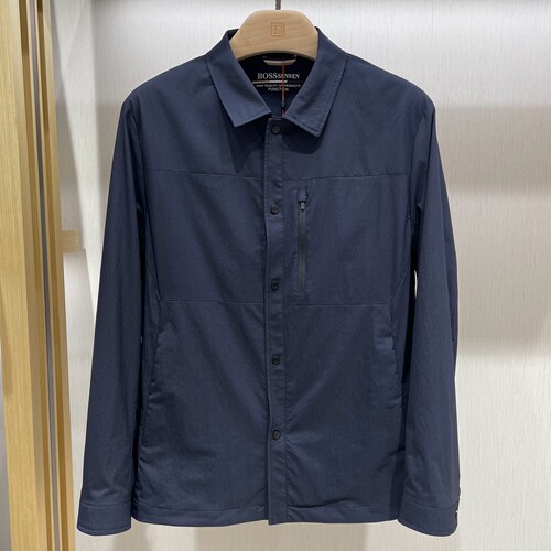 BOSSsunwen夹克26新款专柜正品春季男装商务翻领免烫外套M611J021