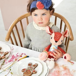 出口比利时 LILLIPITIENS力力布丁STELLA小鹿多功能安抚玩偶玩具