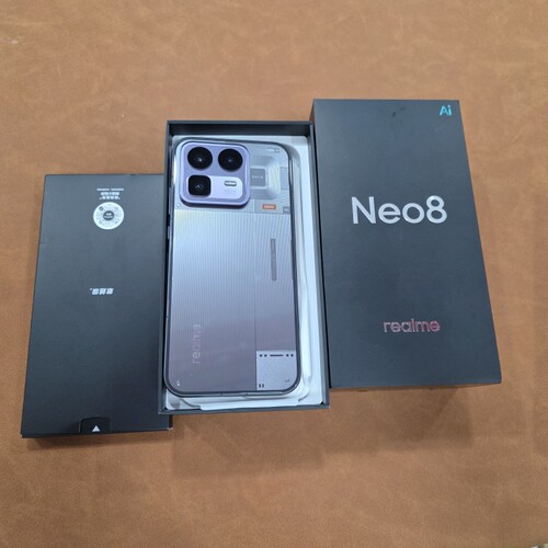 开封激活Realme/真我 真我Neo8 机甲灰16+512全套齐全