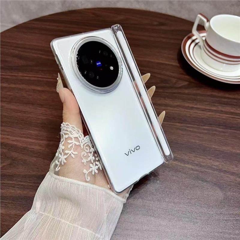 适用VIVOXFold5折叠手机壳透明全包转轴磁吸中轴保护套xfold5男女,3C数码配件,手机保护套/壳,淘宝优惠券,粉丝福利购,淘宝优惠卷