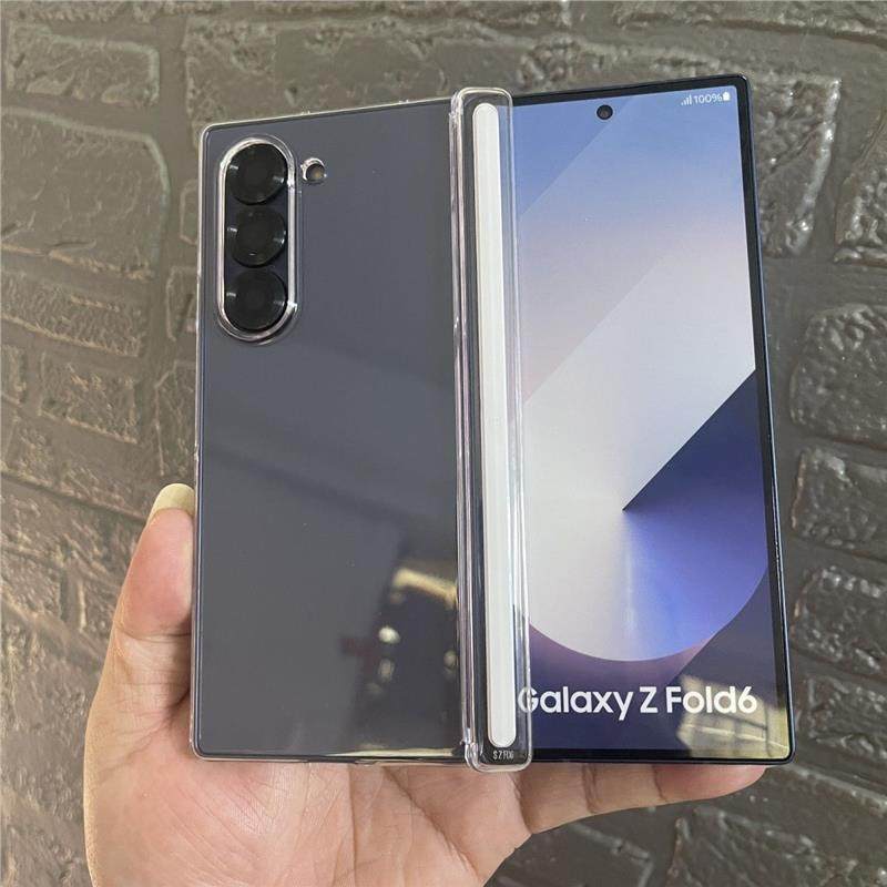 三星zfold6/5/4代透明中轴磁吸手机壳不发黄高颜值亚克力硬壳保护,3C数码配件,手机保护套/壳,淘宝优惠券,粉丝福利购,淘宝优惠卷