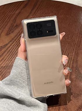 小米mixfold3手机壳新款透明全包小米MIX FOLD2保护套折叠屏超薄