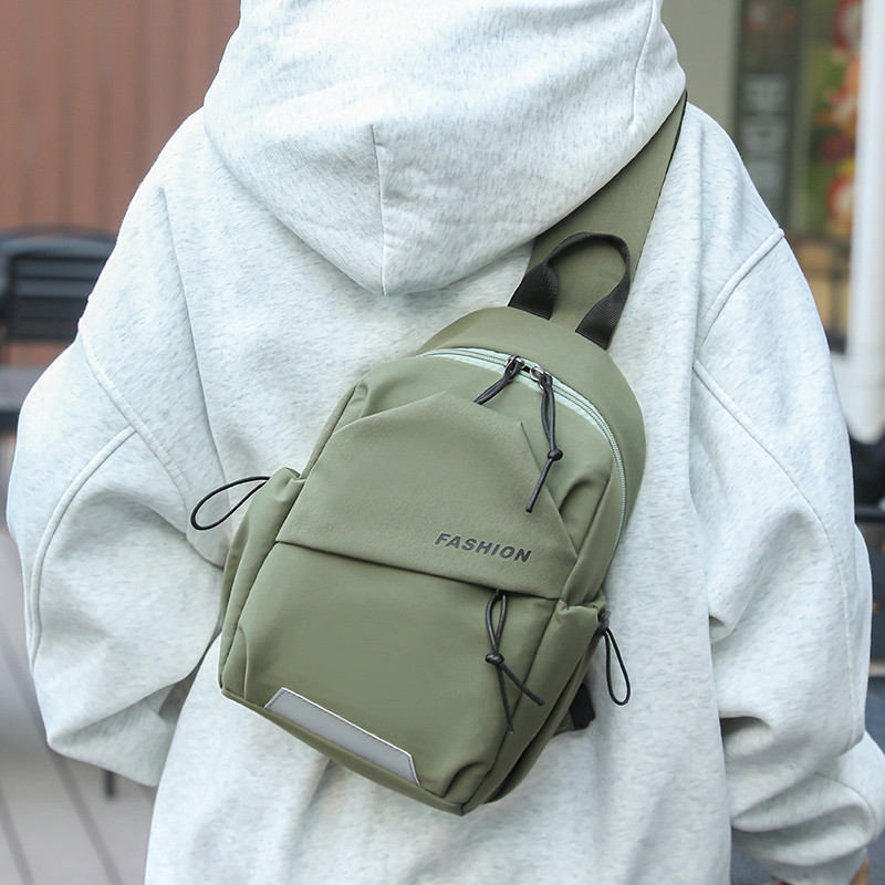 户外出行胸包男运动休闲通勤单肩包女多口袋小背包大容量斜挎包,箱包皮具/热销女包/男包,胸包,淘宝优惠券,粉丝福利购,淘宝优惠卷