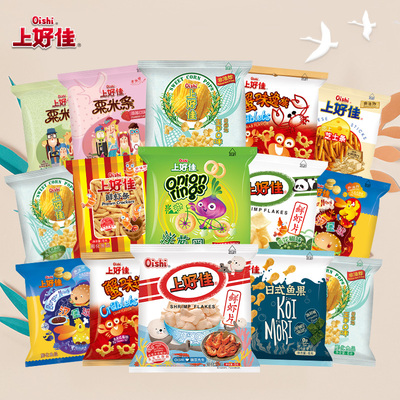 【小克数29元任选10组】上好佳零食膨化组合（5g-6g）口味随机