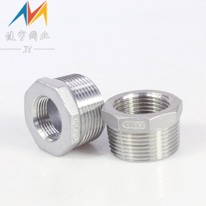 304 stainless steel core inner and outer wire variable diameter joint reducer inner and outer wire core 1 inch 6 minute to 4 minute 3 minute joint