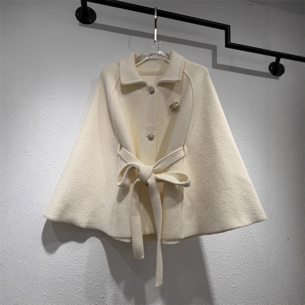 女装国际站亚马逊速卖通花儿“斗篷款大衣设计感小披肩名媛风