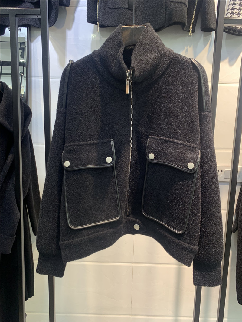 欧洲站设计感小众立领女士外套