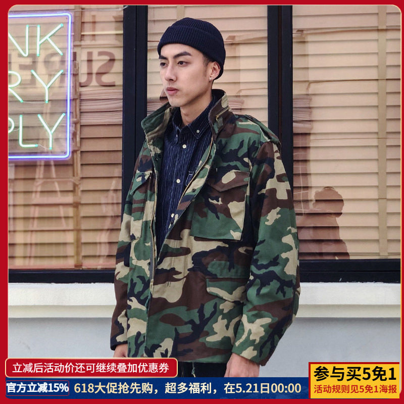沾酱 M65经典款风衣外套 男士夹克休闲户外 硬汉冲锋衣