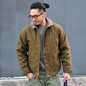 N1甲板服 男士 厚棉服夹克 沾酱 阿美咔叽 VINTAGE复古休闲外套