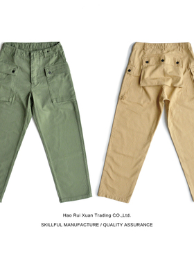 沾酱 USMC P44休闲工装裤男 美式复古 阿美咔叽 VINTAGE