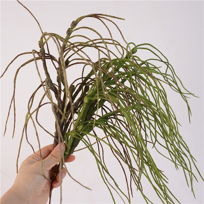 雪莉高仿真植物简约风牧草龙须挂