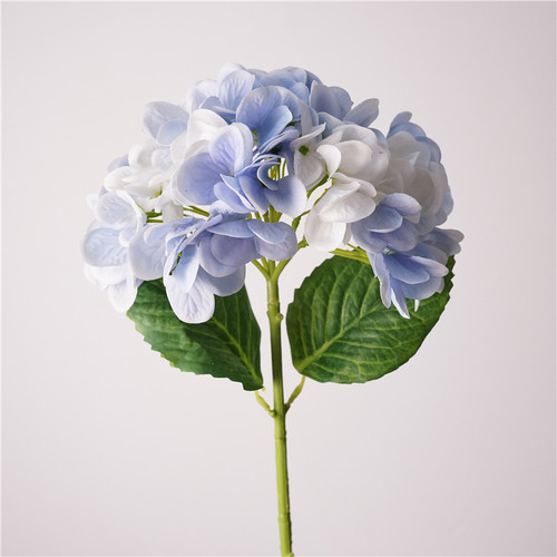 高品质手感保湿绣球单枝花卉摆件