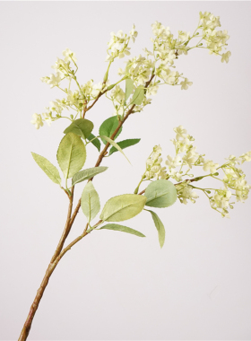 高品质仿真花雪柳枝单枝琼花假花居家摆设花艺装饰品摄影插花道具
