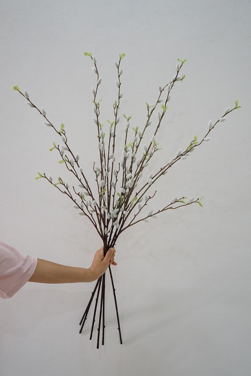 银柳枝超逼真仿真植物客厅餐桌摆设花卉软装花艺插花摆设日式禅意