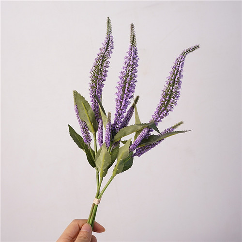 雪莉欧式仿真花餐桌花鼠尾草花束