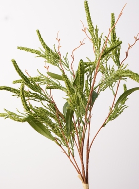 仿真绿植枝条  麦冬草 室内装饰DIY手工假花家居摆件现代简约风格