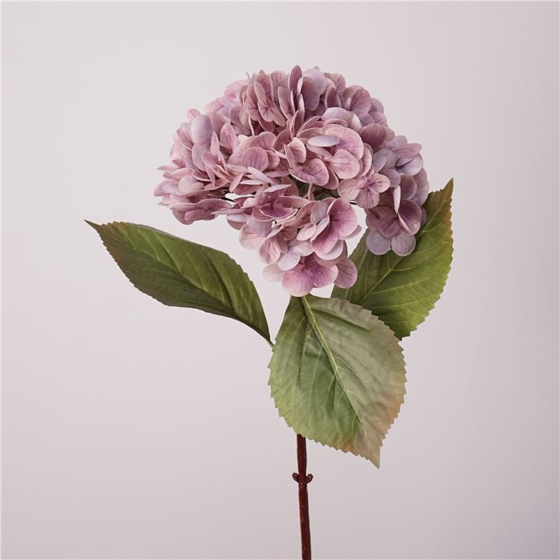 插花绣球玫瑰紫色轻奢高级感新款