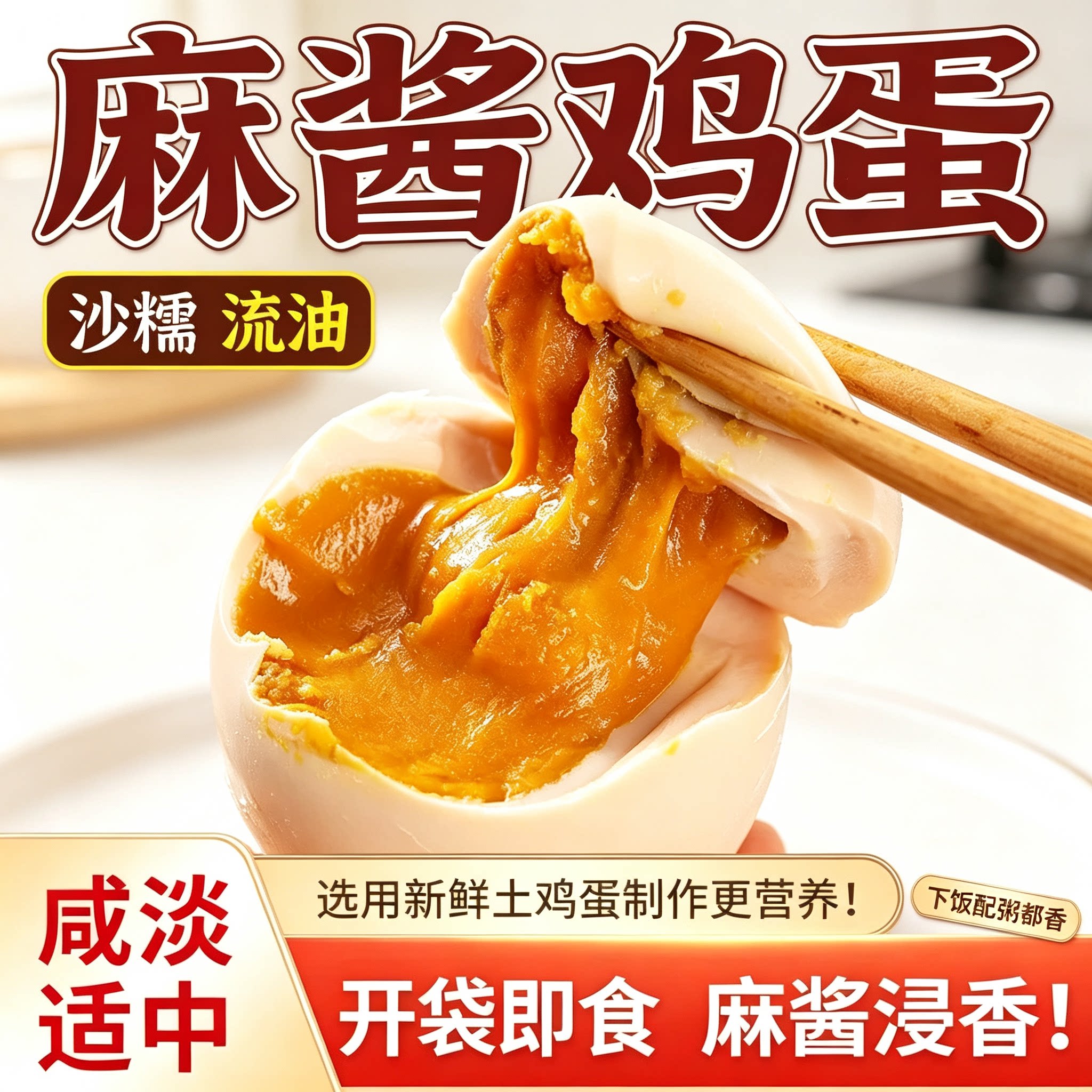天津市蓟县麻酱鸡蛋官方旗舰店天津蓟县产山姆同款麻酱鸡蛋