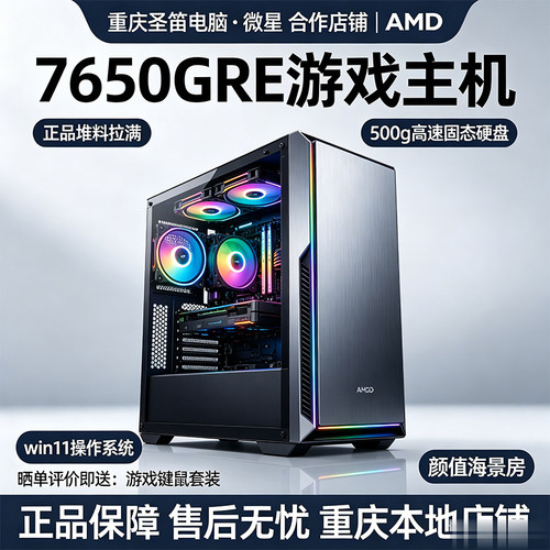 R5 5600 全新组装主机 RTX5060 热门网游专属整机