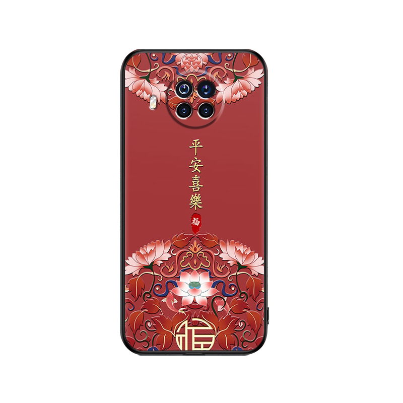 适用红米note9pro手机壳中国风彩绘Redmi Note9Pro手机套硅胶防摔软壳保护套耐脏耐磨耐用男女款薄款