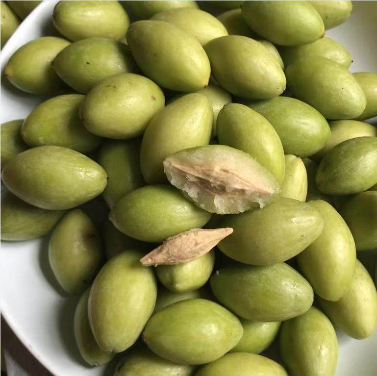 潮汕两头尖特甜青橄榄果鲜生吃煲汤孕妇水果甘甜无渣白榄黄榄1斤