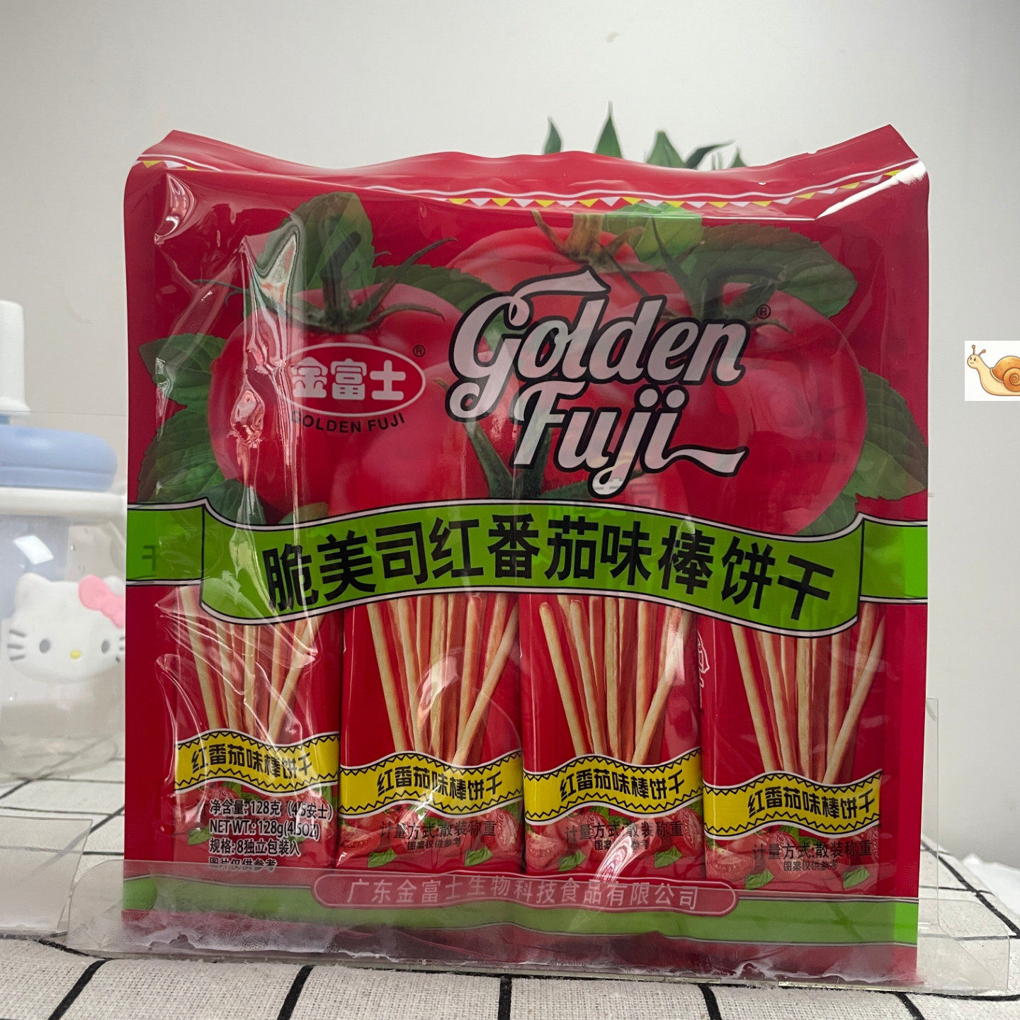 金富士128g棒棒饼干2袋咸