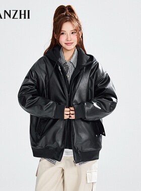 GENIOLAMODE捷尼拉莫棉服男女百塔宽松时尚潮流加厚保暖袄冬季MY