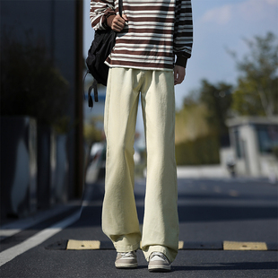 【敖瑞鹏代言】捷尼拉莫水洗牛仔裤男款百搭潮流美式宽松直筒裤子