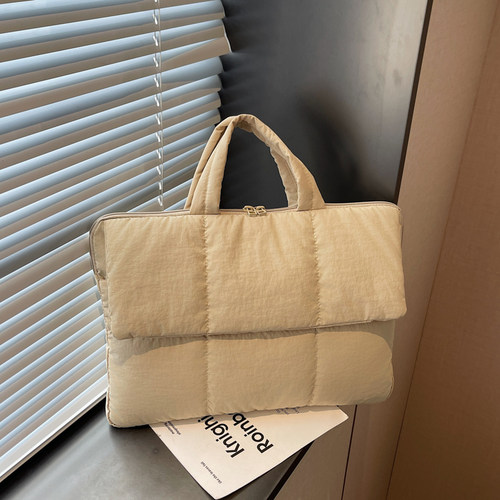 2025新款女大容量羽绒腋下包