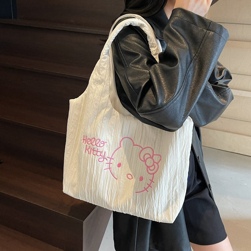 hellokitty猫少女手提袋学生托特