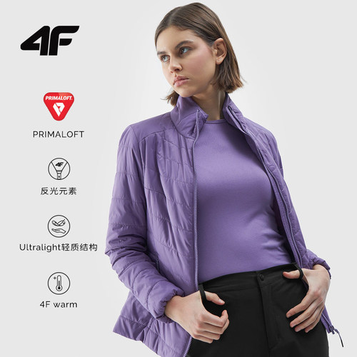 4F棉服P棉Primaloft防水中间层