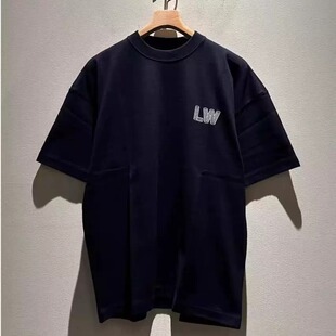 BEAMS JAPAN LOOPWHEELER联名T恤日系字母印花纯棉宽松休闲短袖男