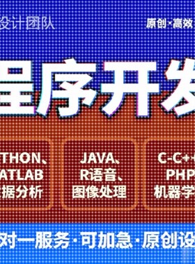 Java程序代做c/c++代码python代编c#开发mfc设计web编写定制安卓
